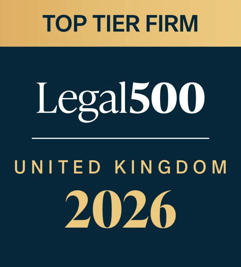 The Legal 500 Leading UK Law Firm 2025